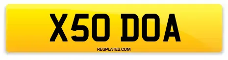 X50 DOA