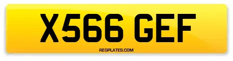 X566 GEF