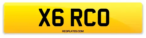X6 RCO