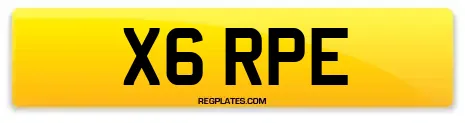 X6 RPE
