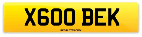 X600 BEK