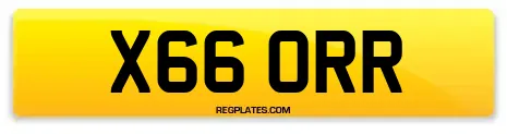 X66 ORR