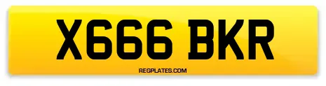 X666 BKR