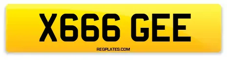 X666 GEE