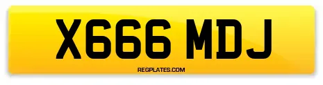 X666 MDJ