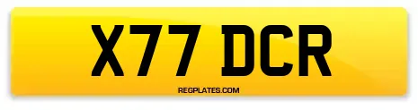 X77 DCR