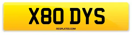 X80 DYS
