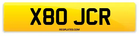 X80 JCR