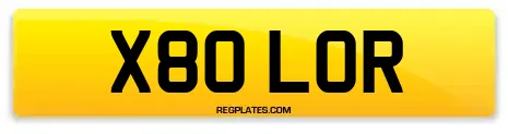 X80 LOR