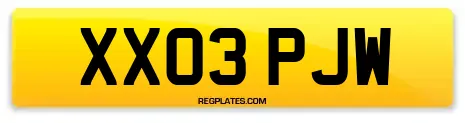 XX03 PJW