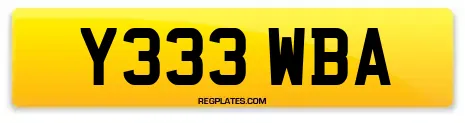 Y333 WBA