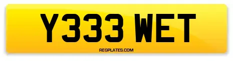 Y333 WET