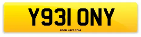Y931 ONY