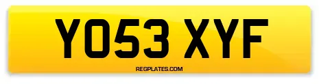 YO53 XYF